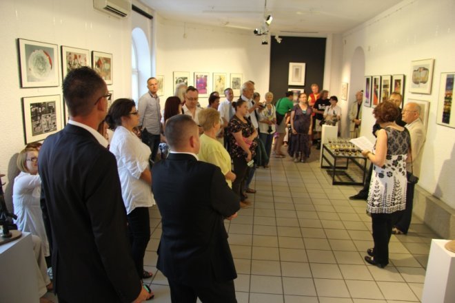Wernisaż wystawy Jurgena Steinemanna w w Galerii Ostrołęka [2 VIII 2012] - zdjęcie #43 - eOstroleka.pl