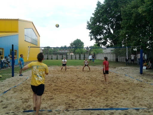 Różan: Turniej siatkówki plażowej [3.08.2012] - zdjęcie #13 - eOstroleka.pl