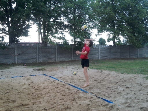 Różan: Turniej siatkówki plażowej [3.08.2012] - zdjęcie #14 - eOstroleka.pl