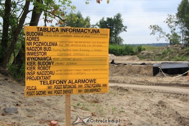 Budowa drogi dojazdowej do ostrołęckiej elektrowni [13 VIII 2012] - zdjęcie #5 - eOstroleka.pl