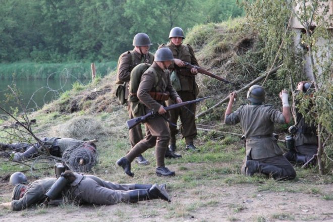 Widowisko historyczne Bitwa o Nowogród [19 VIII 2012] - zdjęcie #117 - eOstroleka.pl