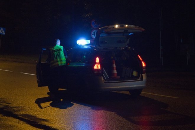 Potrącenie pieszego na przejściu na ulicy Hallera [1 IX 2012] - zdjęcie #4 - eOstroleka.pl