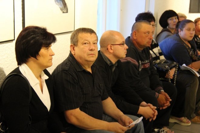 Wernisaż wystawy Mistrz i uczniowie w Galerii Ostrołęka [6 IX 2012] - zdjęcie #19 - eOstroleka.pl