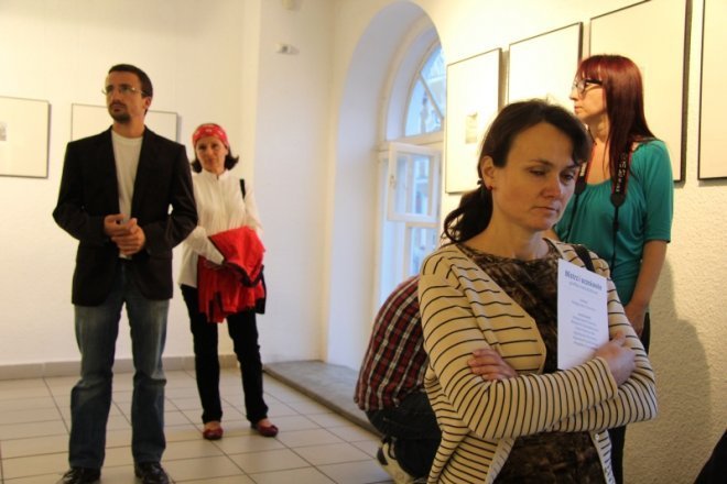 Wernisaż wystawy Mistrz i uczniowie w Galerii Ostrołęka [6 IX 2012] - zdjęcie #18 - eOstroleka.pl