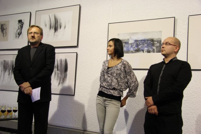 Wernisaż wystawy Mistrz i uczniowie w Galerii Ostrołęka [6 IX 2012] - zdjęcie #12 - eOstroleka.pl