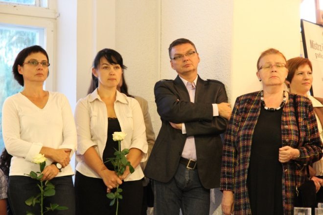 Wernisaż wystawy Mistrz i uczniowie w Galerii Ostrołęka [6 IX 2012] - zdjęcie #10 - eOstroleka.pl