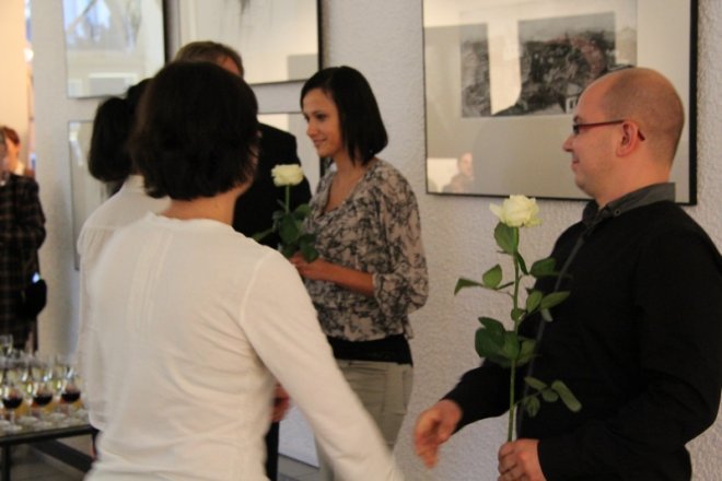 Wernisaż wystawy Mistrz i uczniowie w Galerii Ostrołęka [6 IX 2012] - zdjęcie #9 - eOstroleka.pl