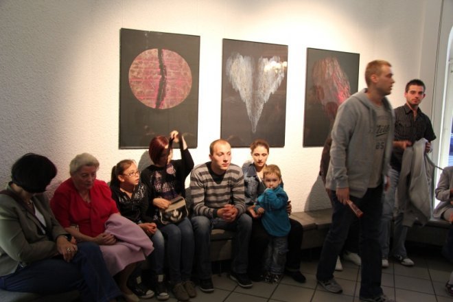 Wernisaż wystawy Mistrz i uczniowie w Galerii Ostrołęka [6 IX 2012] - zdjęcie #7 - eOstroleka.pl