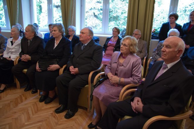 Czternaście par obchodziło Złote Gody [28 IX 2012] - zdjęcie #17 - eOstroleka.pl