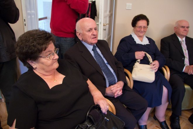 Czternaście par obchodziło Złote Gody [28 IX 2012] - zdjęcie #12 - eOstroleka.pl