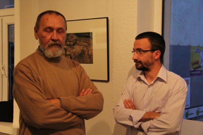 Finisaż wystawy Piotra Sawickiego w Galerii Ostrołęka [12 X 2012] - zdjęcie #24 - eOstroleka.pl