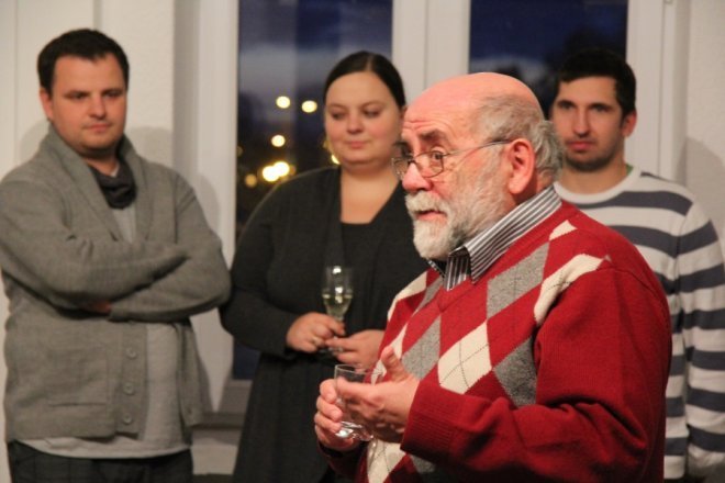 Finisaż wystawy Piotra Sawickiego w Galerii Ostrołęka [12 X 2012] - zdjęcie #8 - eOstroleka.pl