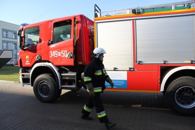 Ćwiczenia przeciwpożarowe w ostrołęckim szpitalu [19 X 2012] - zdjęcie #2 - eOstroleka.pl