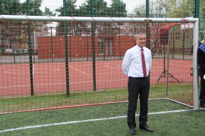 Otwarcie kompleksu boisk sportowych przy Gimnazjum nr 2 [24 X 2012] - zdjęcie #38 - eOstroleka.pl