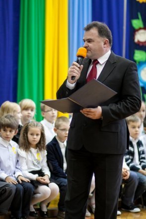 Pasowanie na uczniów w Szkole Podstawowej nr 1 [26 X 2012] - zdjęcie #4 - eOstroleka.pl
