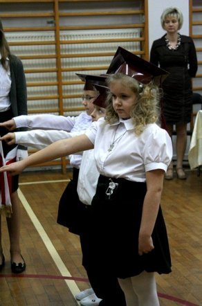 Pasowanie w SP nr 5 [24.10.2012] - zdjęcie #30 - eOstroleka.pl