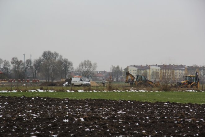 Budowa ulicy Wypychy [31 X 2012] - zdjęcie #13 - eOstroleka.pl