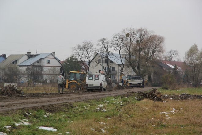 Budowa ulicy Wypychy [31 X 2012] - zdjęcie #11 - eOstroleka.pl