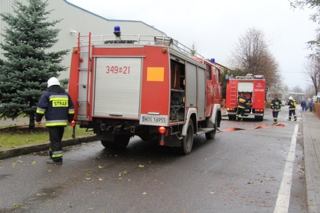 Ćwiczenia przeciwpożarowe w Stora Enso [8 XI 2012] - zdjęcie #35 - eOstroleka.pl