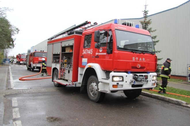 Ćwiczenia przeciwpożarowe w Stora Enso [8 XI 2012] - zdjęcie #27 - eOstroleka.pl