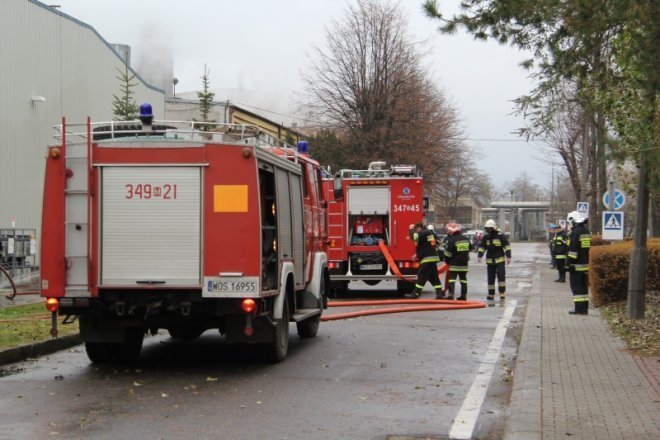 Ćwiczenia przeciwpożarowe w Stora Enso [8 XI 2012] - zdjęcie #29 - eOstroleka.pl