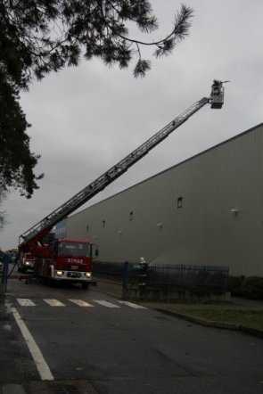 Ćwiczenia przeciwpożarowe w Stora Enso [8 XI 2012] - zdjęcie #15 - eOstroleka.pl