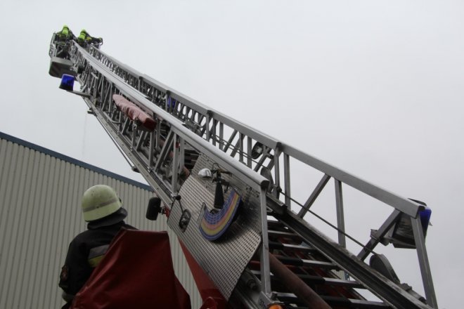 Ćwiczenia przeciwpożarowe w Stora Enso [8 XI 2012] - zdjęcie #7 - eOstroleka.pl