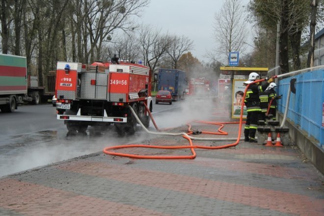 Ćwiczenia przeciwpożarowe w Stora Enso [8 XI 2012] - zdjęcie #5 - eOstroleka.pl