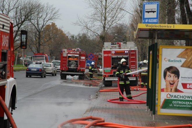 Ćwiczenia przeciwpożarowe w Stora Enso [8 XI 2012] - zdjęcie #2 - eOstroleka.pl