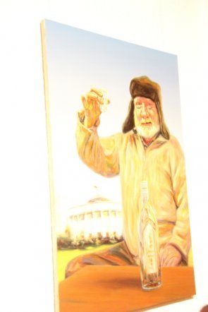 Wernisaż wystawy „Oto człowiek” - Radosława Jastrzębskiego [8 XI 2012] - zdjęcie #8 - eOstroleka.pl