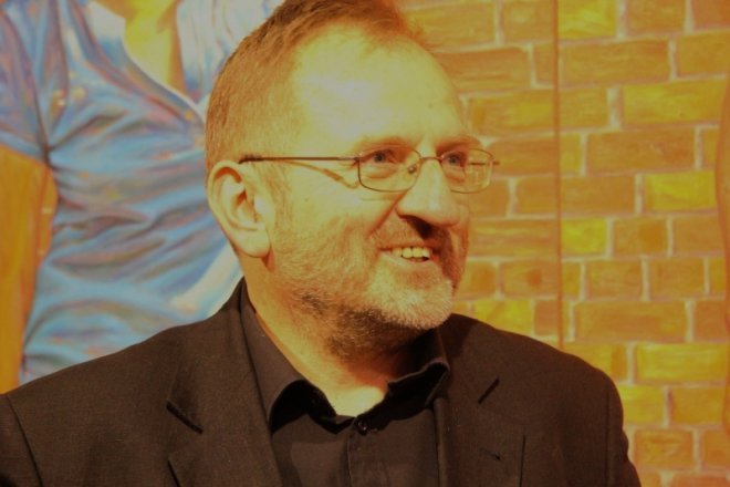 Wernisaż wystawy „Oto człowiek” - Radosława Jastrzębskiego [8 XI 2012] - zdjęcie #5 - eOstroleka.pl