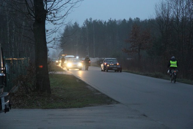 Sarna wpadła na teren Agrany : Ulica Ławska była zablokowna przez kilkadziesiąt minut [22 Xi 2012] - zdjęcie #7 - eOstroleka.pl