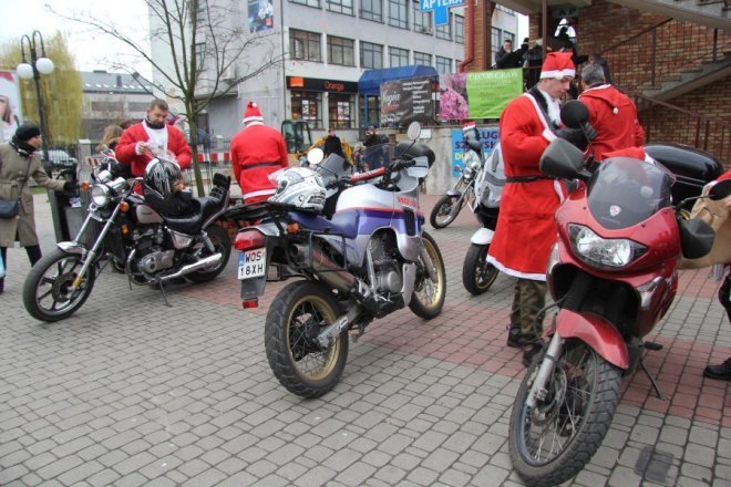 Zmotoryzowani mikołajowie w Ostrołęce [1 XII 2012] - zdjęcie #92 - eOstroleka.pl