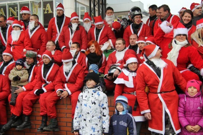 Zmotoryzowani mikołajowie w Ostrołęce [1 XII 2012] - zdjęcie #66 - eOstroleka.pl
