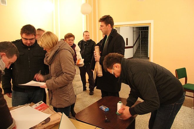 Spotkanie liderów Świątecznej Zbiórki Żywności [5 XII 2012] - zdjęcie #16 - eOstroleka.pl