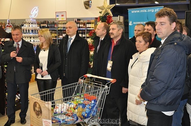 Oficjalne otwarcie Świątecznej Zbiórki Żywności [07.12.2012] - zdjęcie #12 - eOstroleka.pl