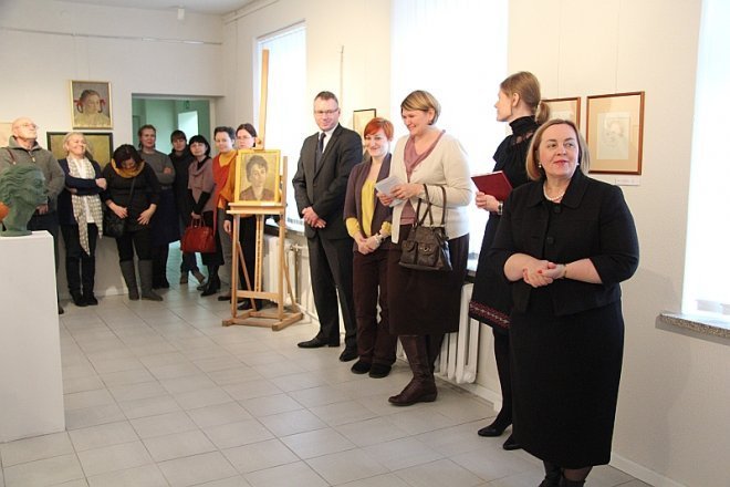 Wersniaż wystawy Hanny Michalskiej [12 XII 2012] - zdjęcie #9 - eOstroleka.pl
