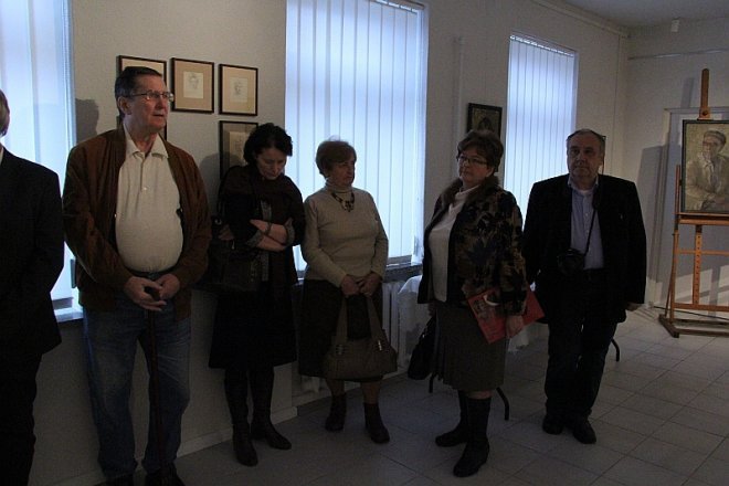 Wersniaż wystawy Hanny Michalskiej [12 XII 2012] - zdjęcie #7 - eOstroleka.pl