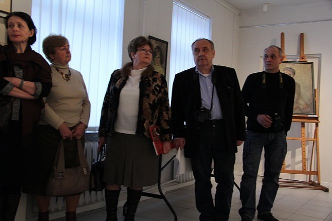 Wersniaż wystawy Hanny Michalskiej [12 XII 2012] - zdjęcie #4 - eOstroleka.pl