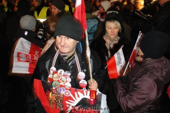 Marsz Wolności, Solidarności i Niepodległości [13.12.2012]  - zdjęcie #13 - eOstroleka.pl