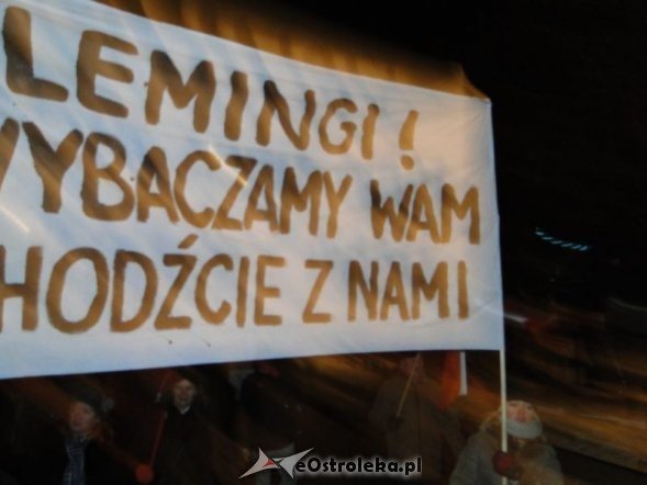 Marsz Wolności, Solidarności i Niepodległości [13.12.2012]  - zdjęcie #26 - eOstroleka.pl