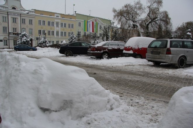 Ostrołęka pod śniegiem [20 XII 2012] - zdjęcie #1 - eOstroleka.pl