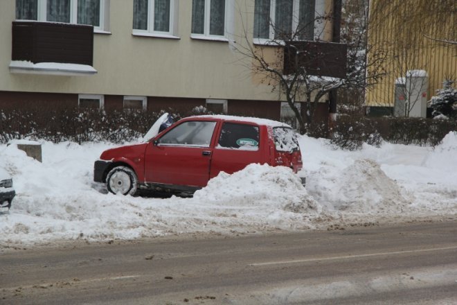Ostrołęka pod śniegiem [20 XII 2012] - zdjęcie #14 - eOstroleka.pl