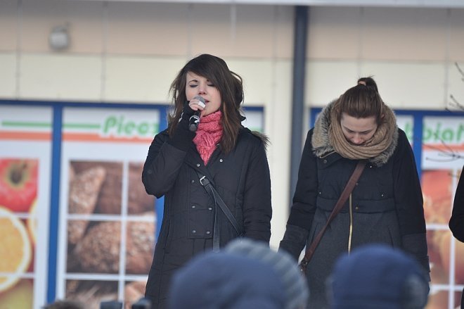 Wigilia miejska w Ostrołęce [22 XII 2012] - zdjęcie #59 - eOstroleka.pl