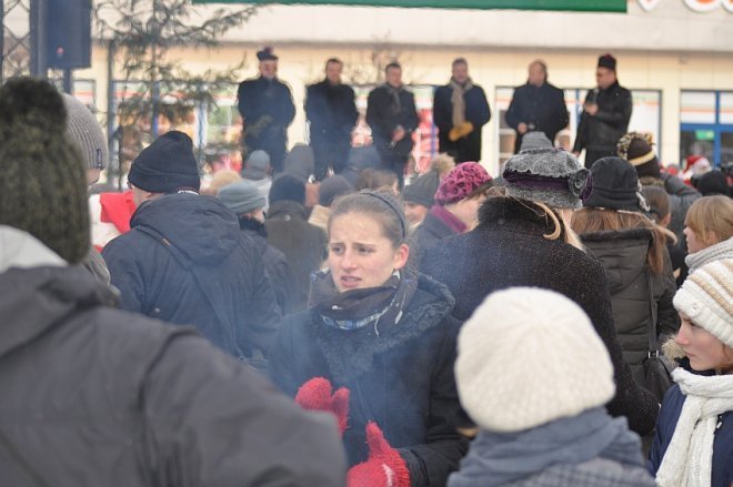 Wigilia miejska w Ostrołęce [22 XII 2012] - zdjęcie #49 - eOstroleka.pl