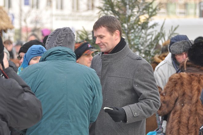 Wigilia miejska w Ostrołęce [22 XII 2012] - zdjęcie #43 - eOstroleka.pl