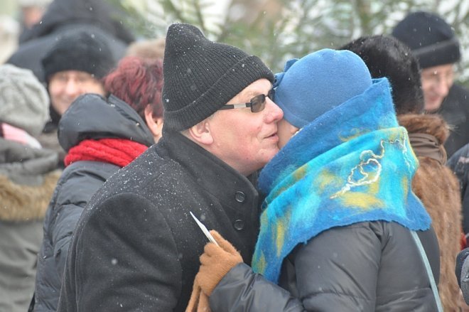 Wigilia miejska w Ostrołęce [22 XII 2012] - zdjęcie #38 - eOstroleka.pl