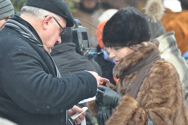 Wigilia miejska w Ostrołęce [22 XII 2012] - zdjęcie #36 - eOstroleka.pl