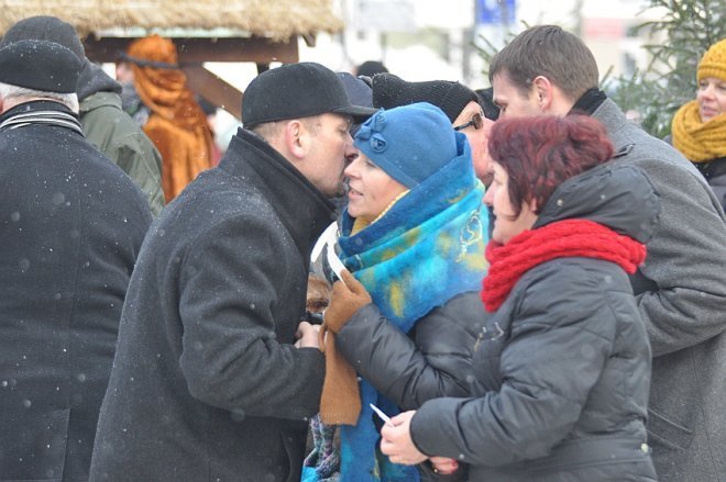 Wigilia miejska w Ostrołęce [22 XII 2012] - zdjęcie #31 - eOstroleka.pl
