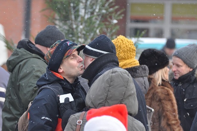 Wigilia miejska w Ostrołęce [22 XII 2012] - zdjęcie #22 - eOstroleka.pl